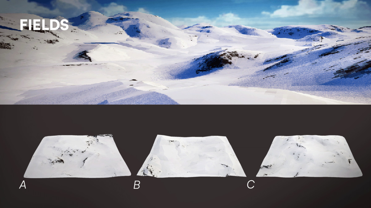 Arctic Landscape Retro