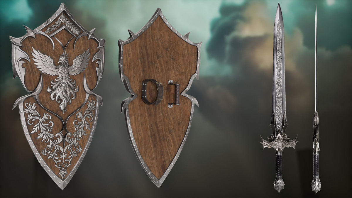 Medieval Fantasy Warrior Woman