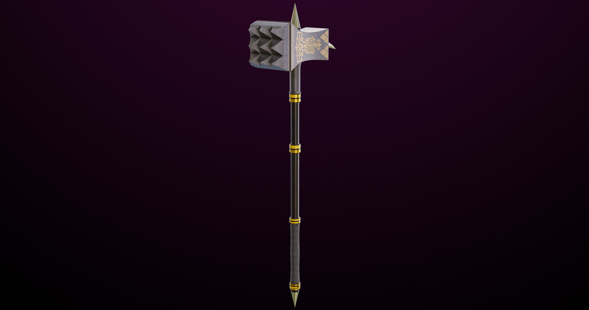 5 Battle Hammers Collection URP HDRP Textures