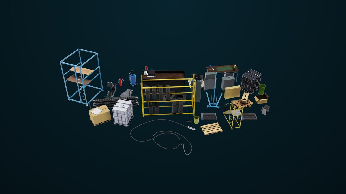 Workshop Tools Pack 01 UPR HDRP Textures