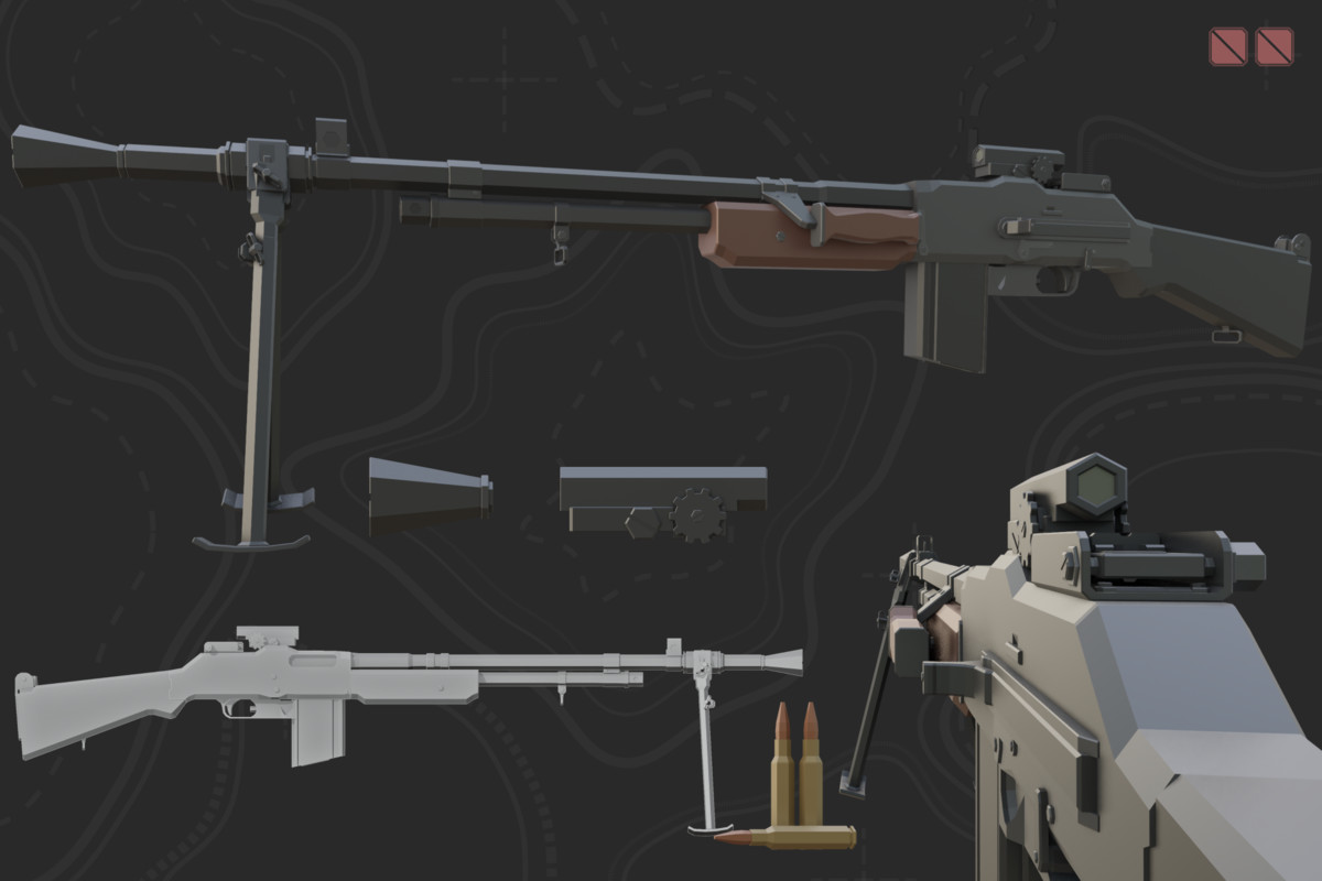 Low Poly Weapon Bundle Pack V