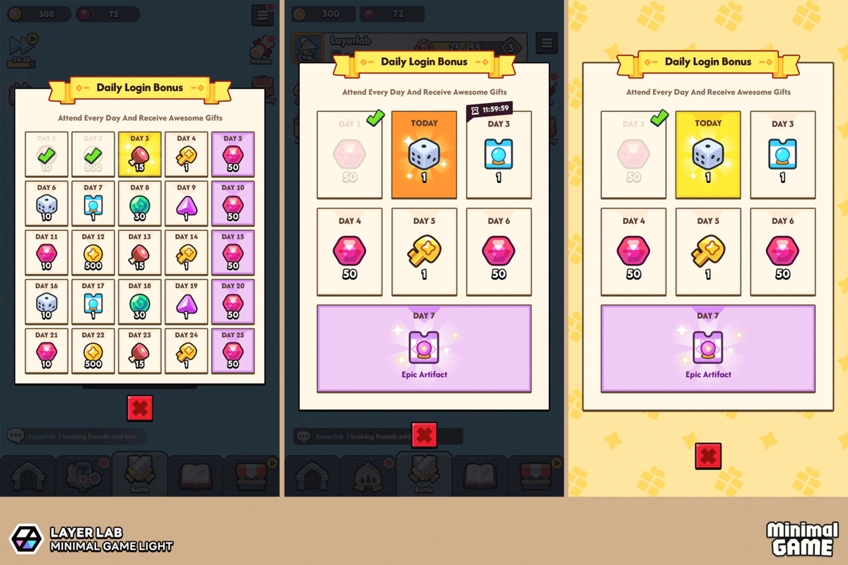 GUI Pro - Minimal Game Light