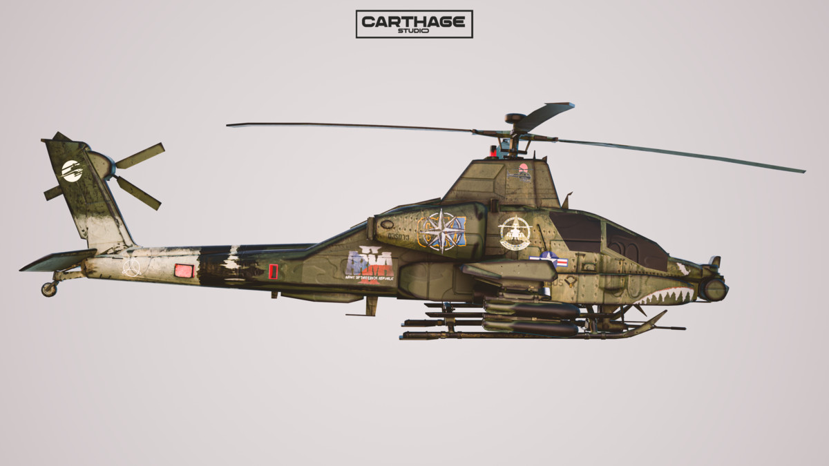 Military Helicopter, Jet, and Weapons Pack