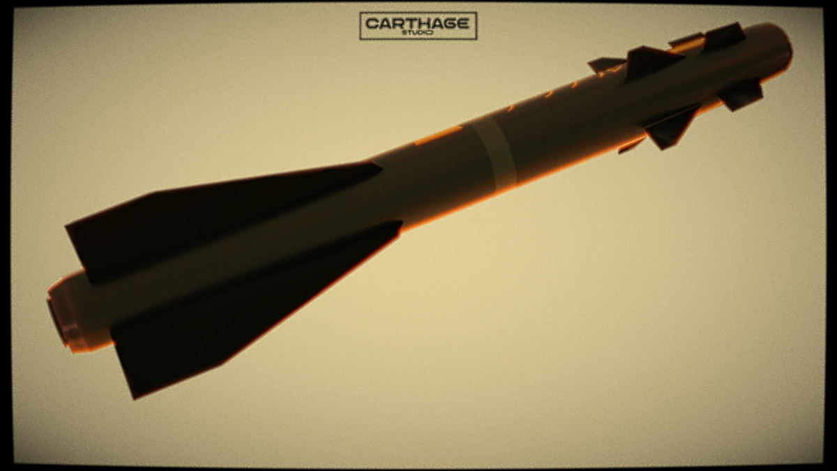 Modular lowpoly Missile & Launcher Pack