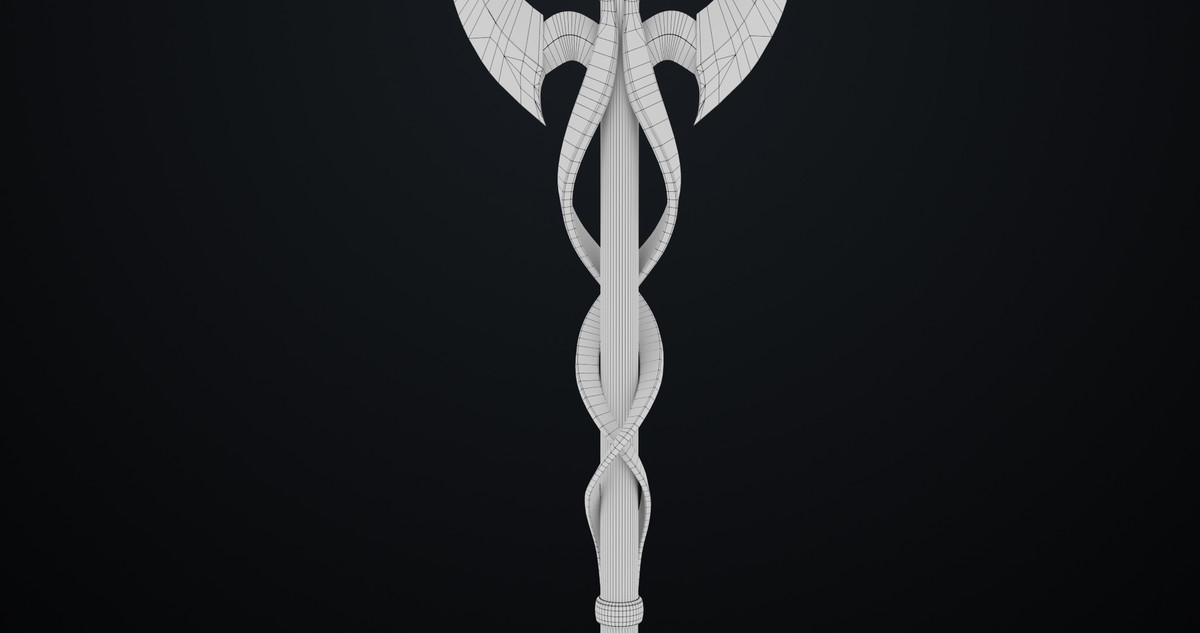 Fantasy Trident 02 URP HDRP Textures