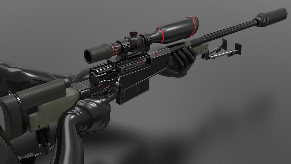 AXW-50 Sniper Rifle ( Fps - Tps)