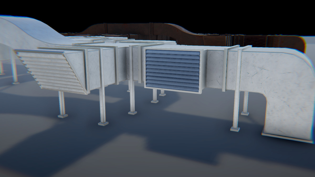 Modular Industrial Air Duct System