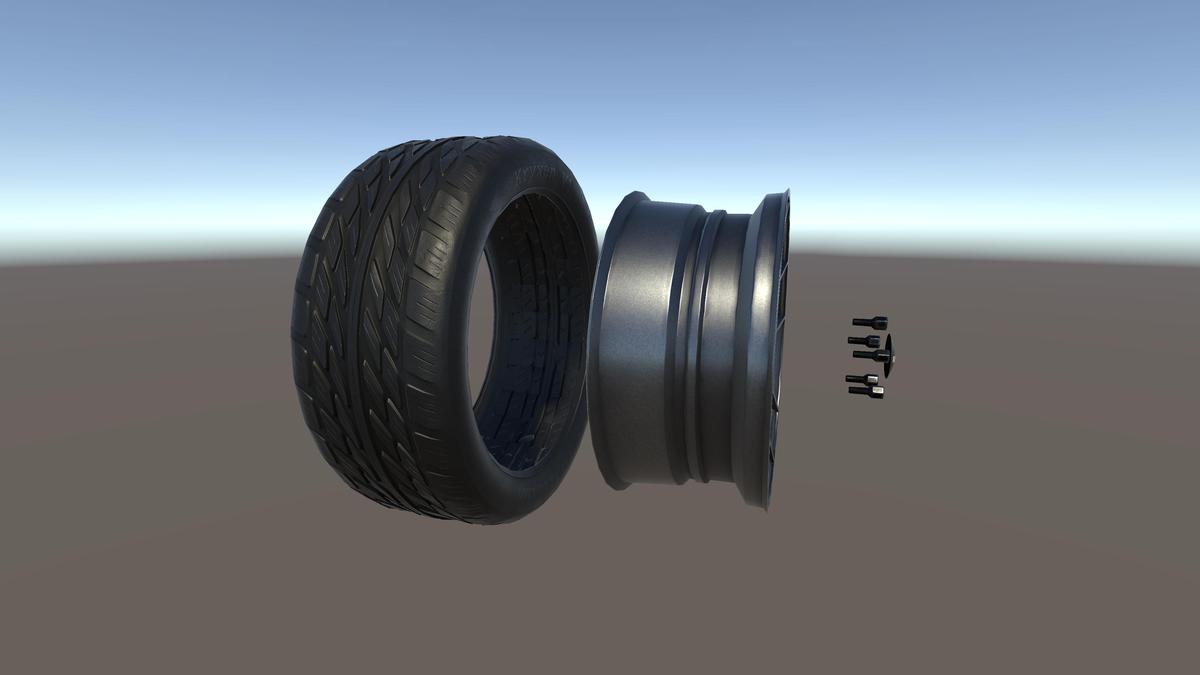 Kryxen Wheel V1 - Titanium - Game Ready