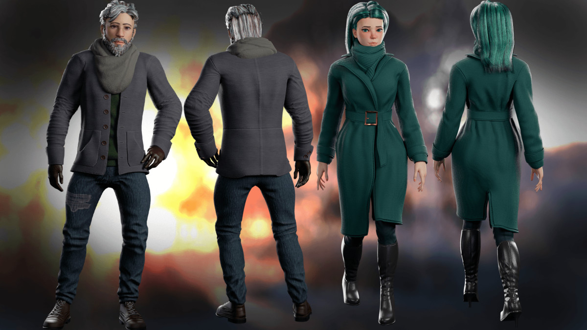Urban Winter Characters Pack – Modular Characters Collection
