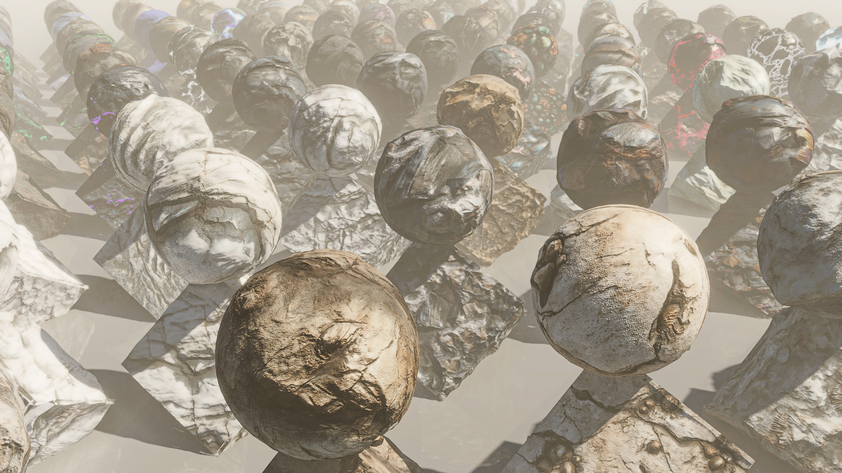 Alien Rocks Materials