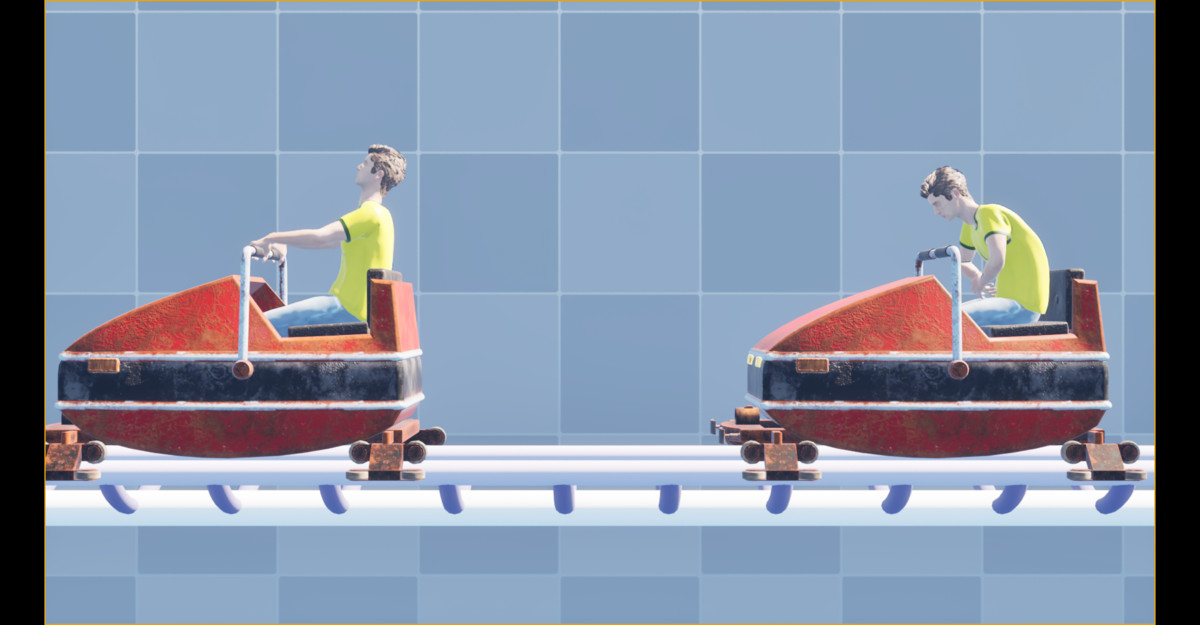 Roller Coaster NPC Animation