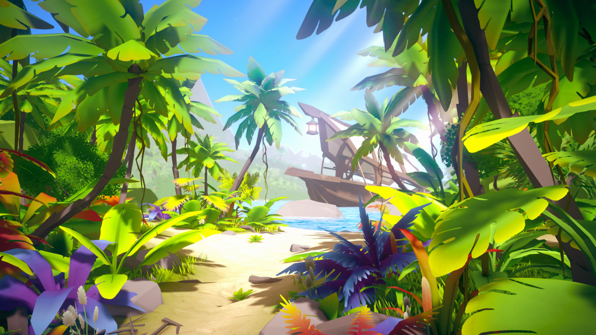 STYLIZED Fantasy Nature Pack: Tropical Island - Low Poly 3D Art