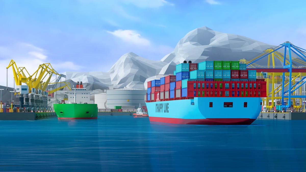 Port - Low Poly 3D Models Pack