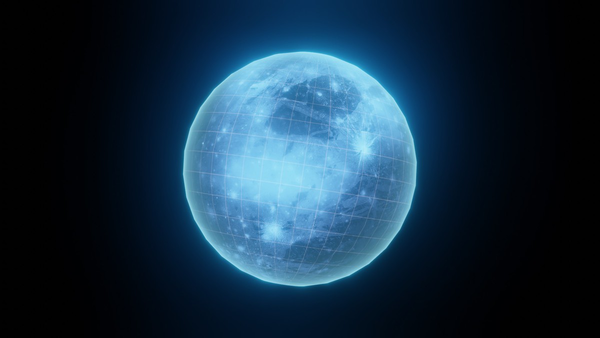 Holographic Solar System Sci-Fi 3D Model
