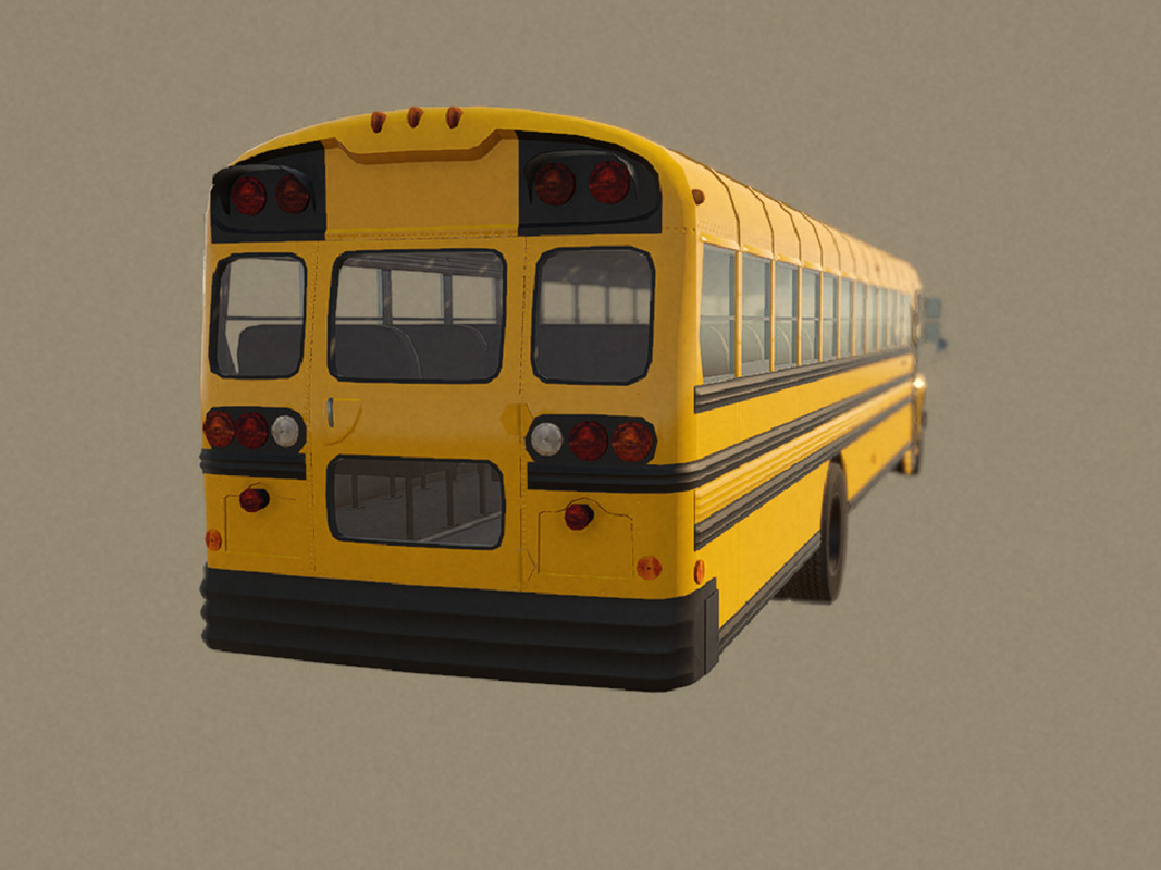School Bus with LOD