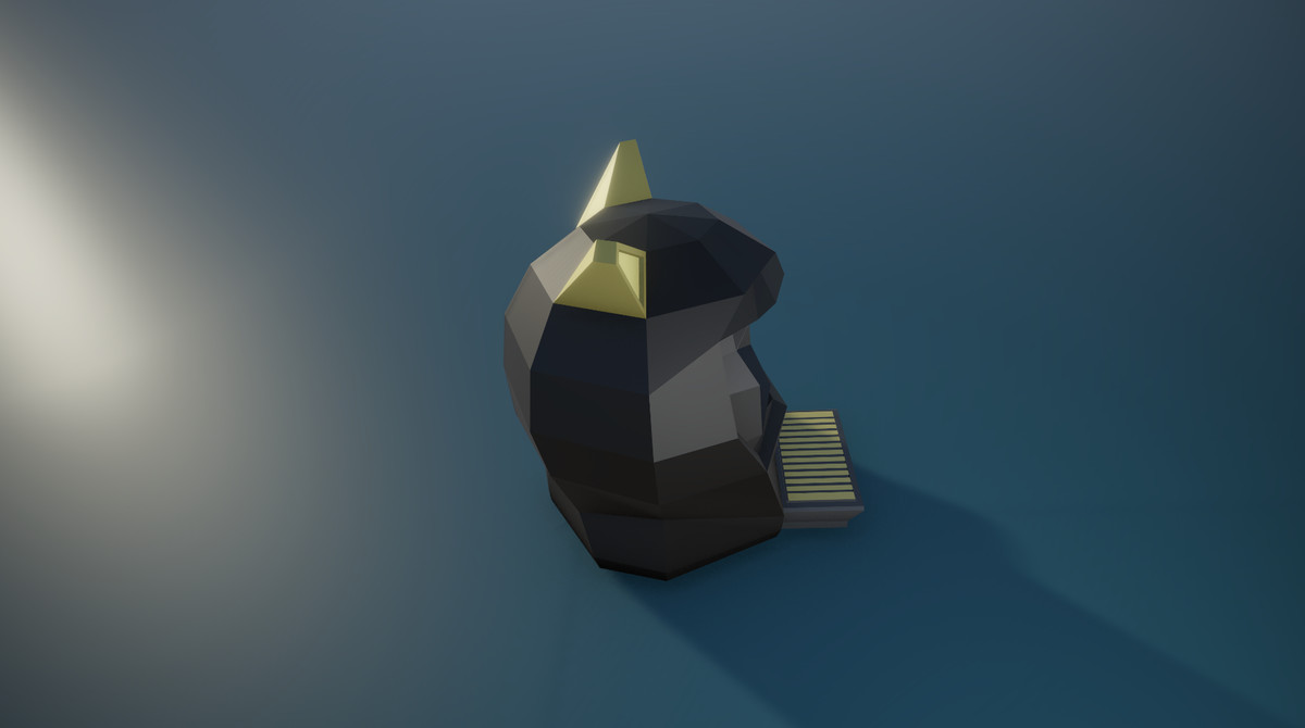 Automatic Cat Litter Box (Animated, Low Poly)