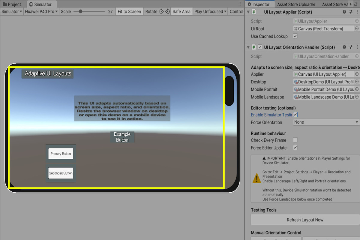 Adaptive UI Layouts