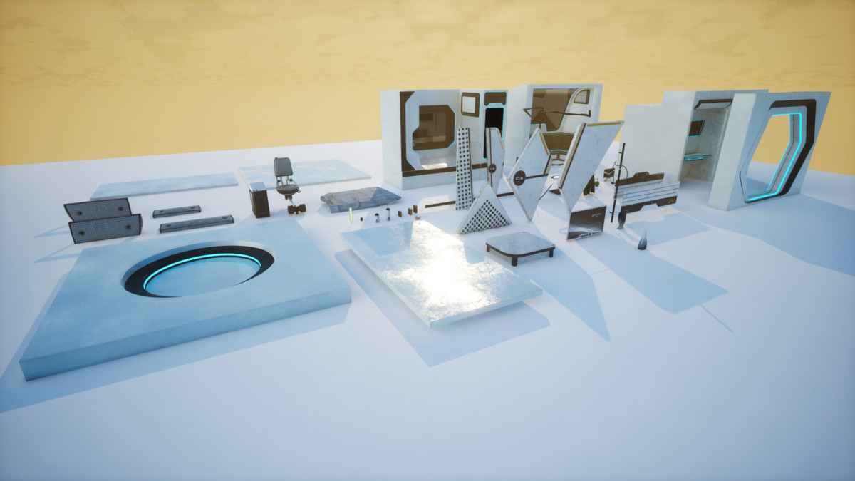 Futuristic Living Quarters – Sci-Fi Interior Habitat