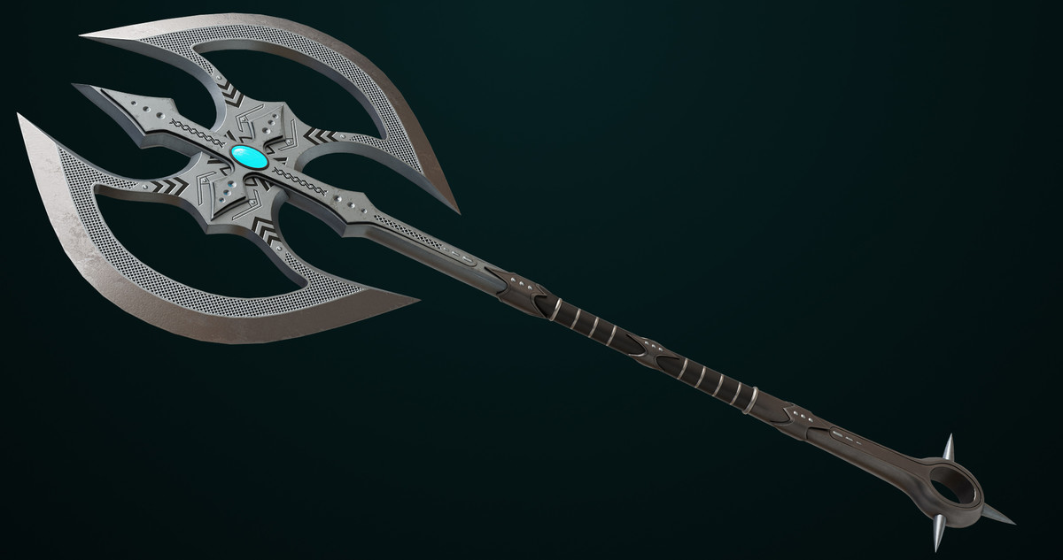 6 Battle Axes Collection 02 URP HDRP Textures