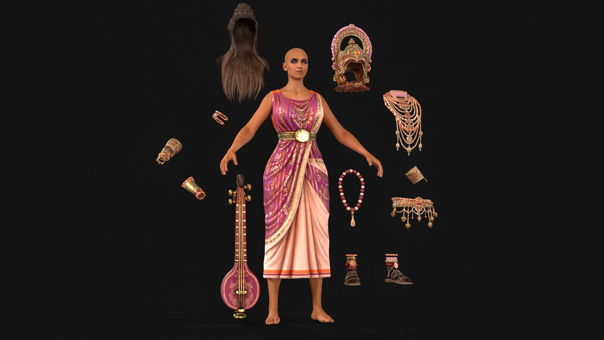 Indian Goddess Saraswati