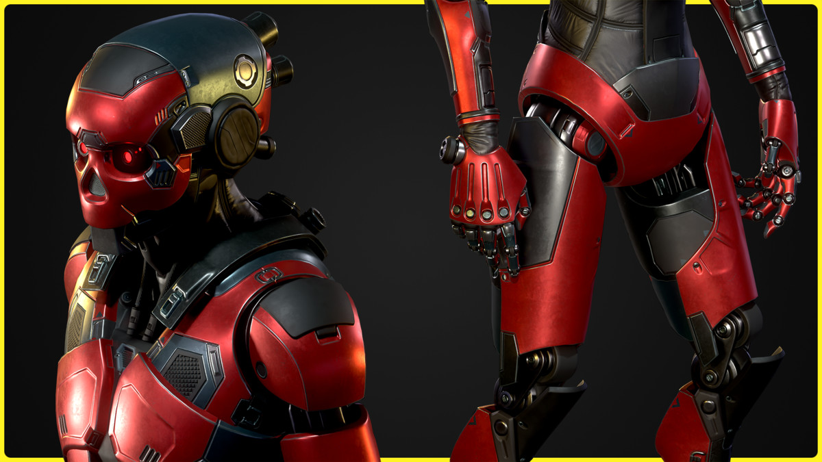 Sci-fi Robot Character 01
