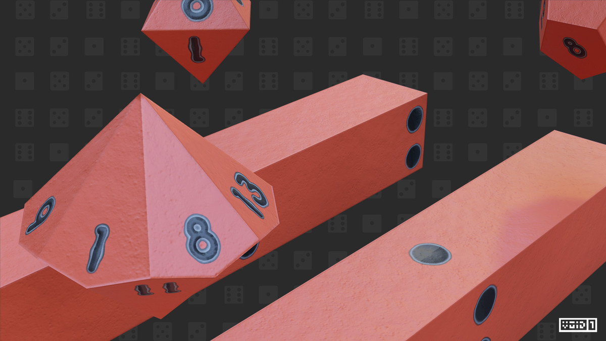 Rounded 3D Dice Models PRO