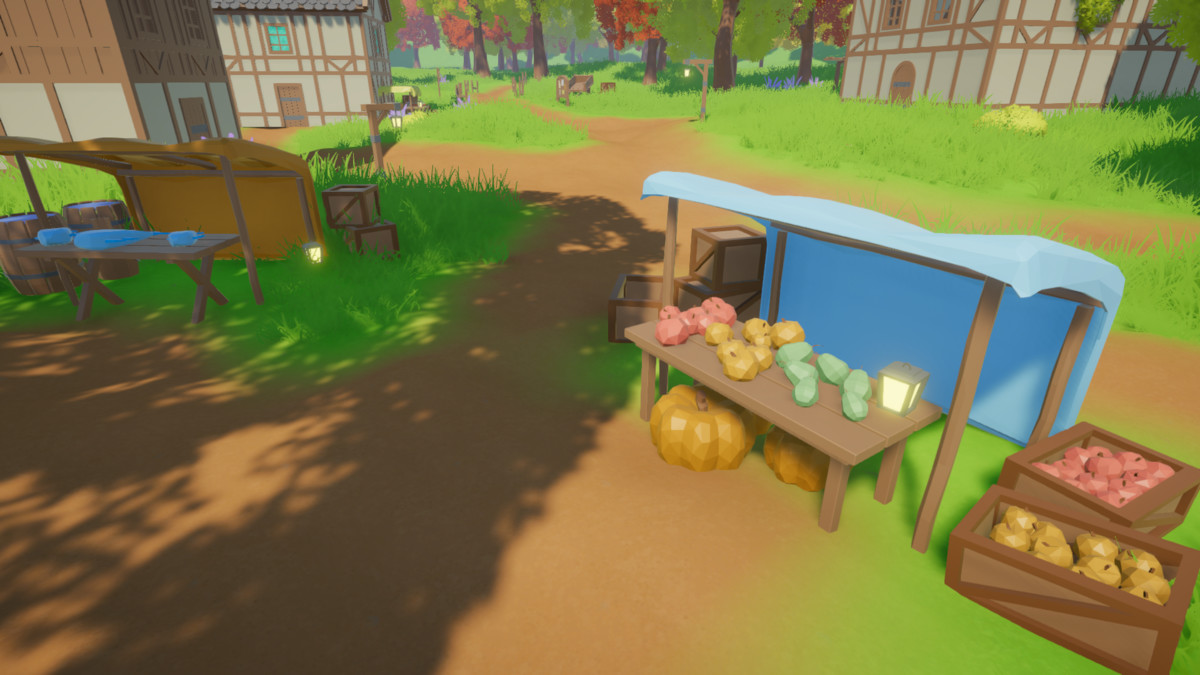 VERDANT Low Poly Modular Medieval Village