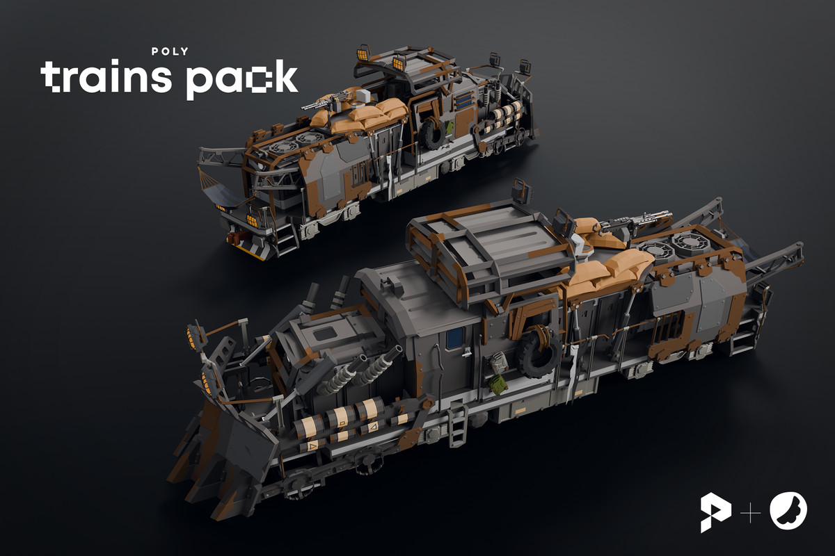 Poly Trains Pack