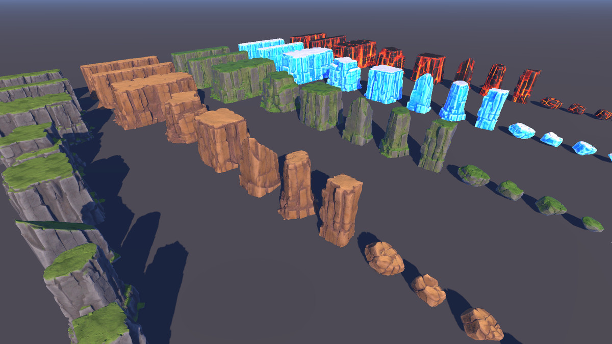 Stylized Nature - Blocky Cliffs