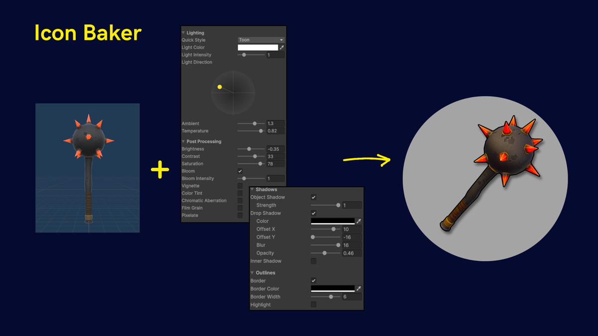 Icon Baker | Generate Icons from 3D Prefabs