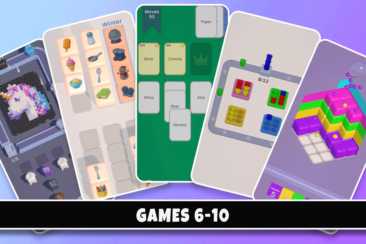 HyperCasual Games Bundle 1 | Puzzle Templates