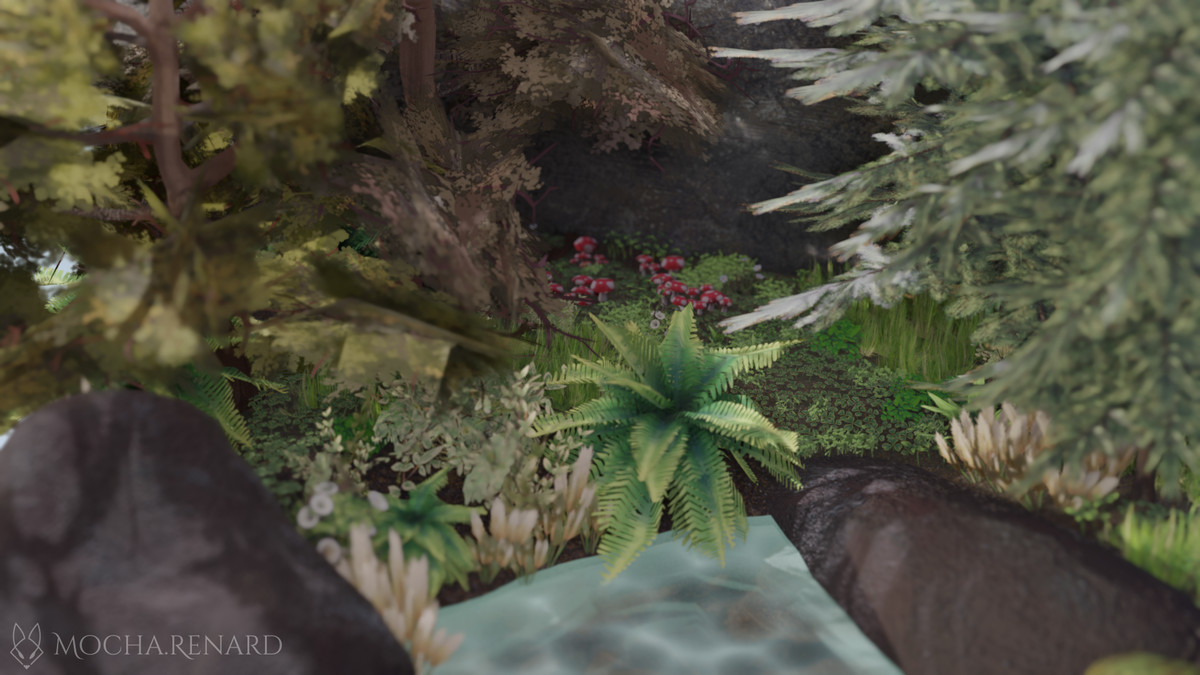 Renard Noir Hand-painted Foliage Pack