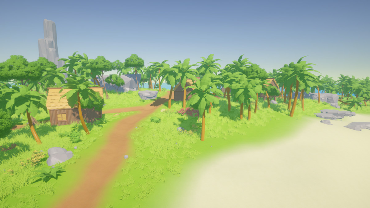 VERDANT Low Poly Tropical Island Modular Village