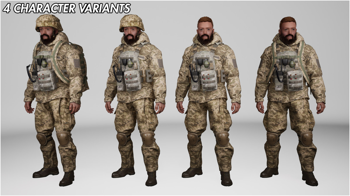 Ukraine Army Soldiers Pack