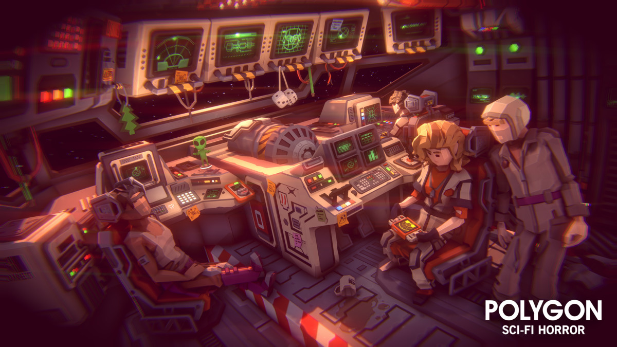 Sci-Fi Horror Pack - Synty POLYGON - Stylized Low Poly Assets