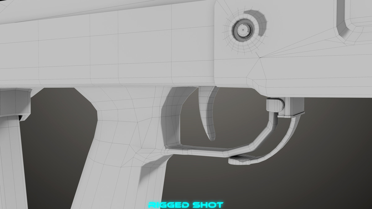 Sniper 05 Black and Sandal Single Mat URP HDRP Textures