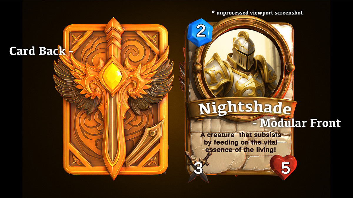 3D Card Template Bundle - TCC, CCG