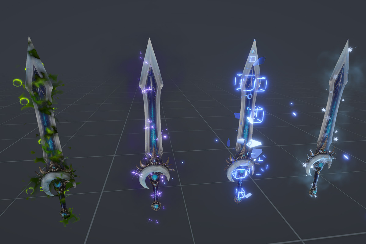 Weapon and charater effects