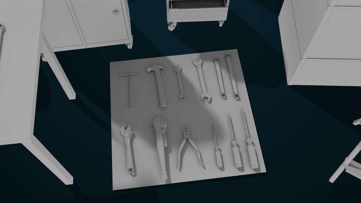 Workshop Tools Pack 01 UPR HDRP Textures