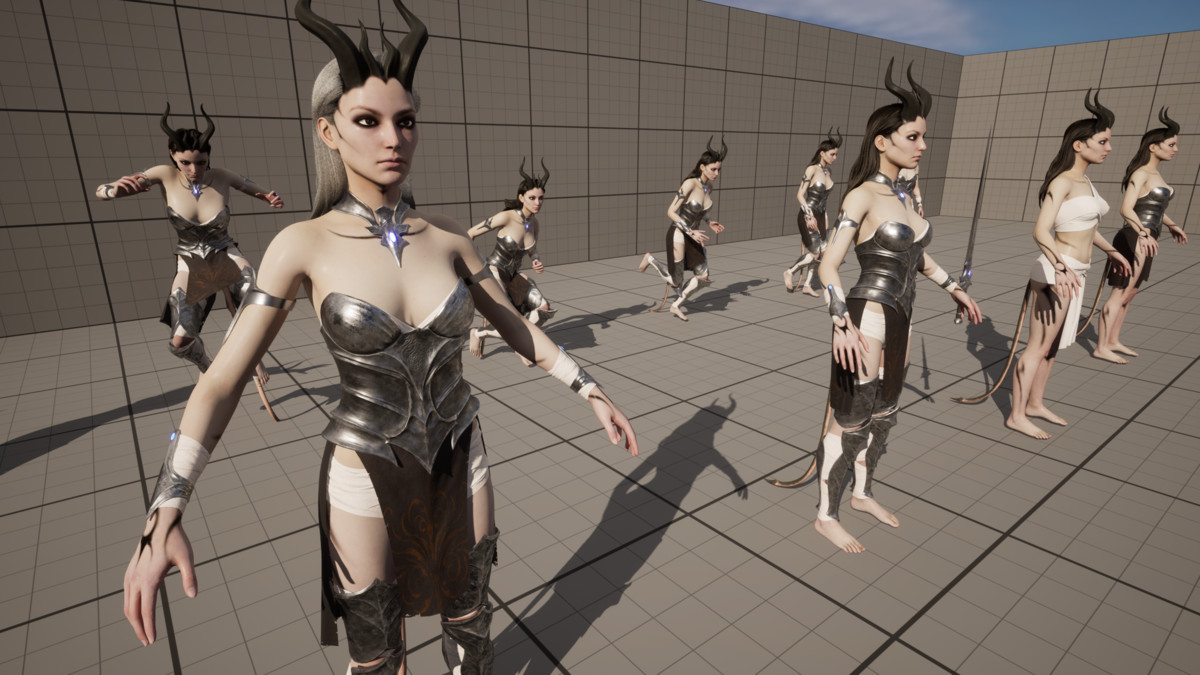 Fantasy Demones Girl