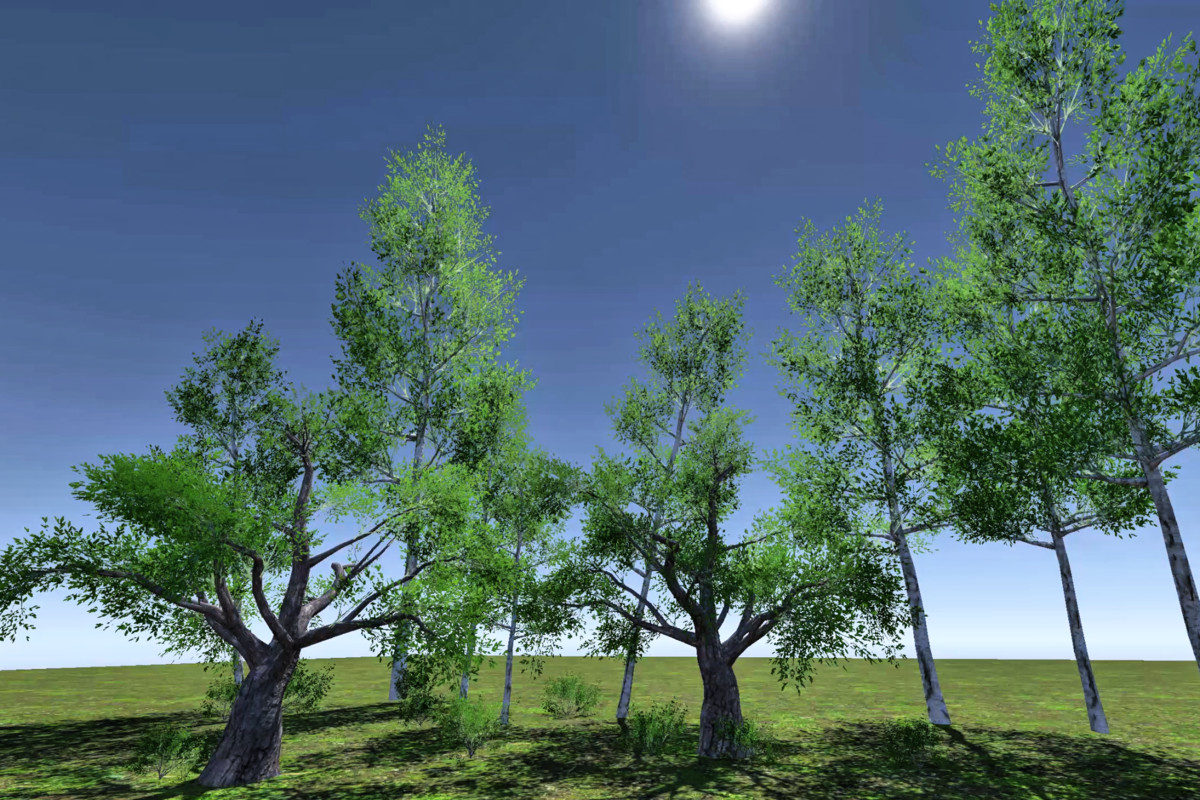 Interactive Foliage System: Seasons, SSS & Wind (URP)