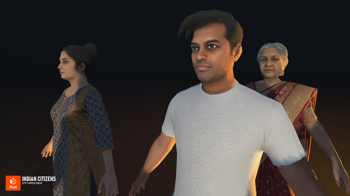 Indian Citizens – City NPCs Pack
