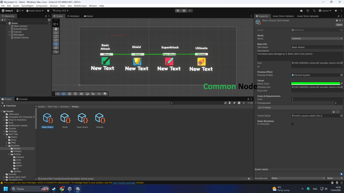 Advanced Skill Tree System with Smart Tooltips & Auto Layout