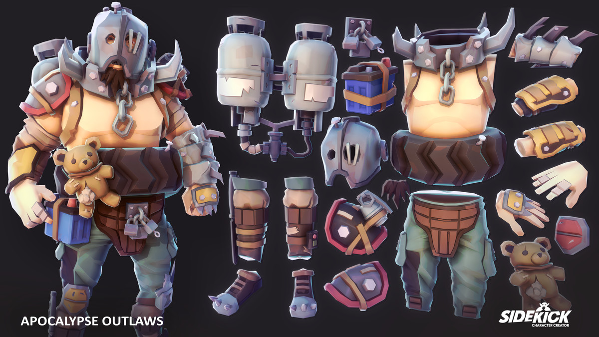 Apocalypse Outlaws – Sidekick Modular Characters by Synty