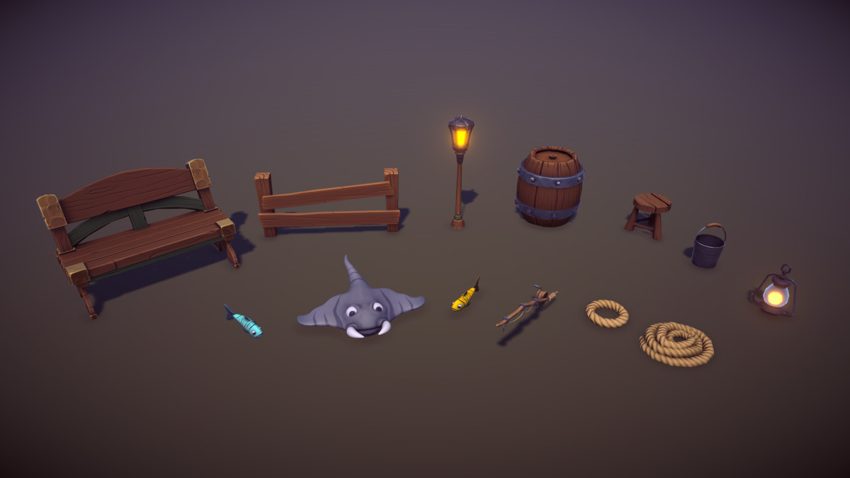 Lakeside–Stylized Nature Environment
