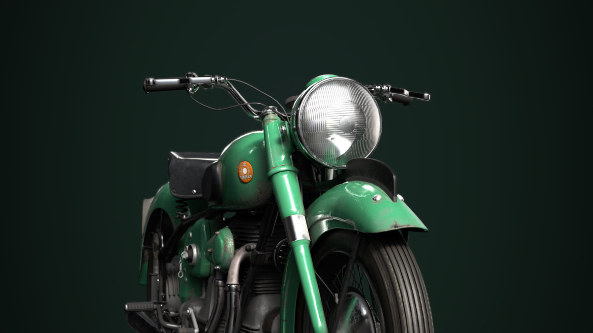 Retro Motorcycle