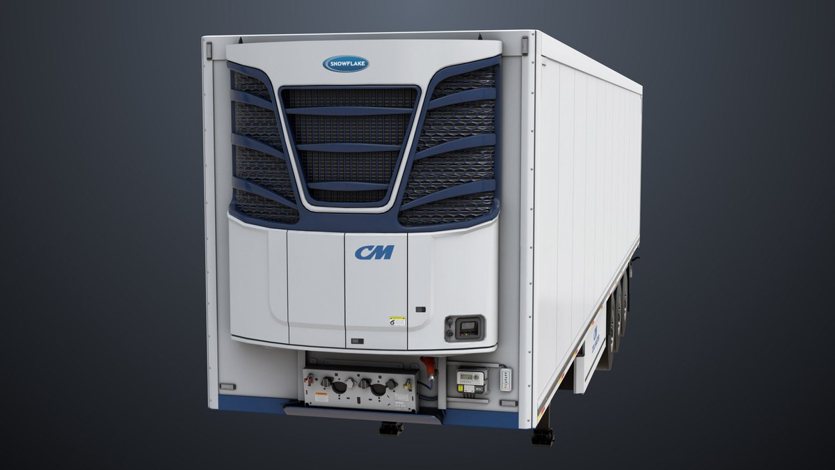 Refrigerator Trailer 05 URP HDRP Textures