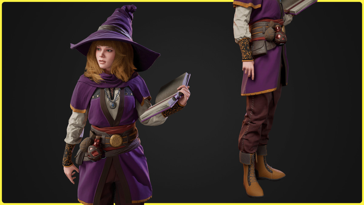 Modular Fantasy Character 03 – Mage