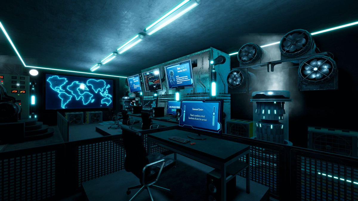 SciFi Control Room (URP)