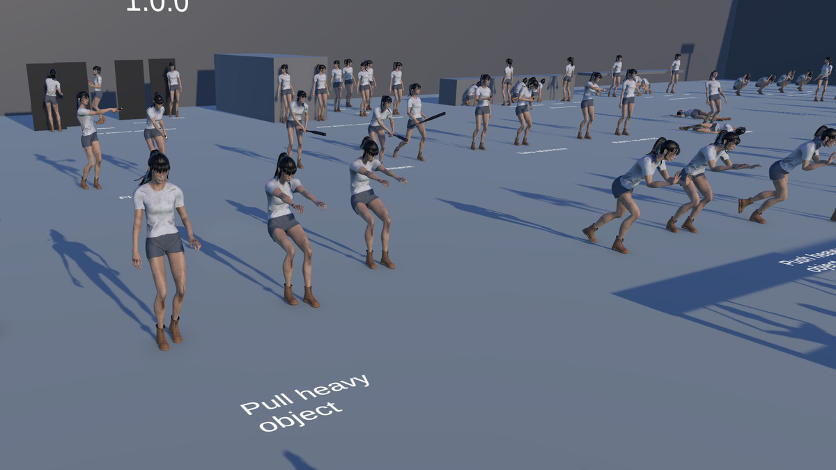 Female Horror Survivor Animations